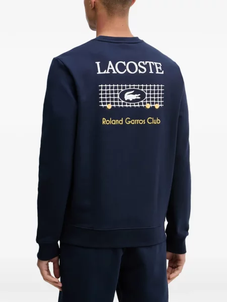 Pulover Lacoste cu imagine albastru