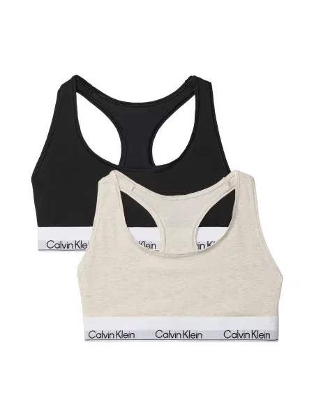 Calvin Klein Underwear Sutien bej / negru alb