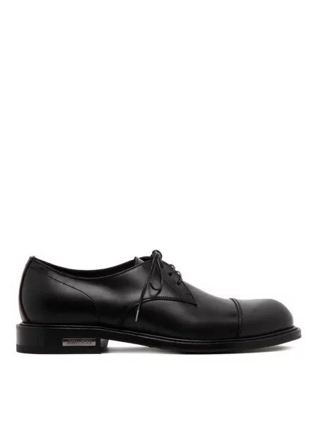 Derby Jimmy Choo skórzany czarny