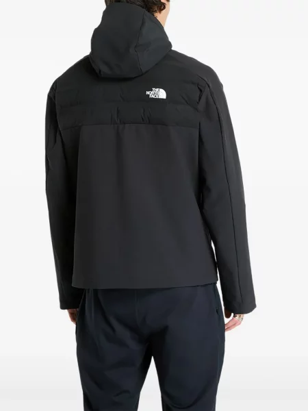 Geacă The North Face cu glugă negru