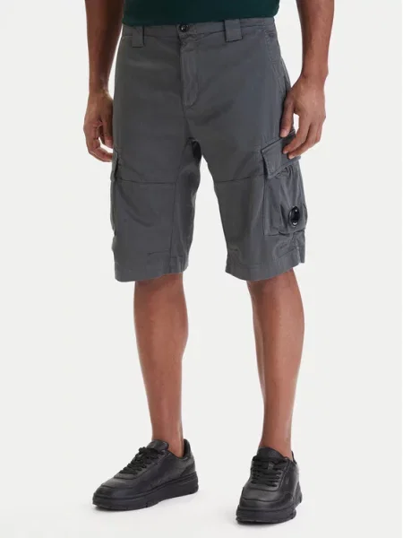Satenske kratke hlače kargo C.p. Company siva