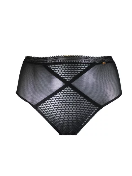 Трусы Pretty Polly с сеткой черные