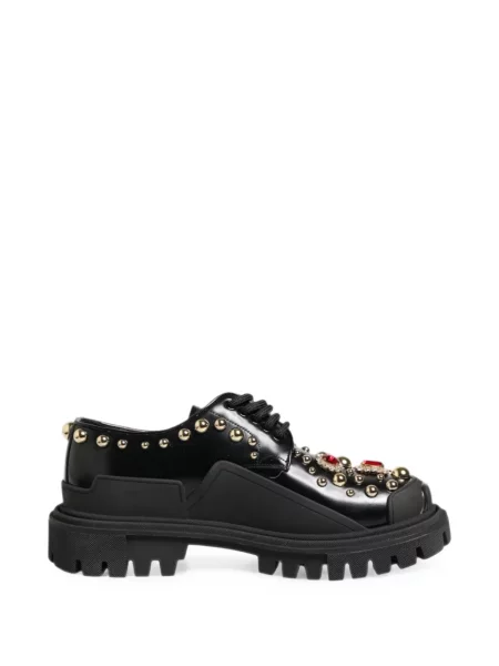 Pantofi derby Dolce & Gabbana cu tepi negru