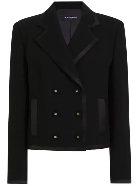 Sacou Dolce & Gabbana din satin negru