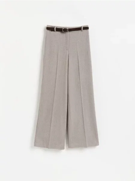 Reserved Pantaloni cu adaos de bej