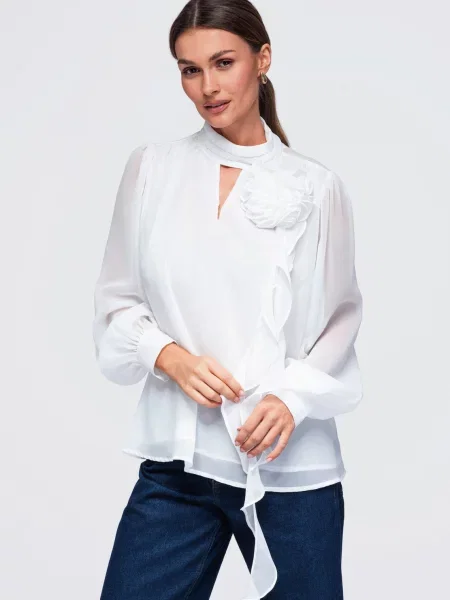 Bluza Ombre bijela