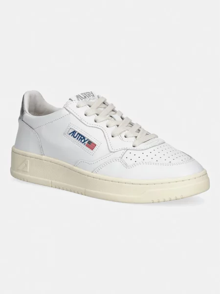 AUTRY sneakers din piele Medalist Low alb
