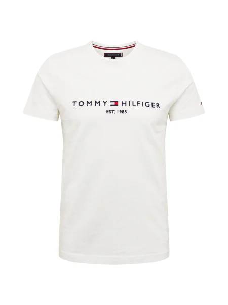 TOMMY HILFIGER Tricou / albastru închis / roșu alb