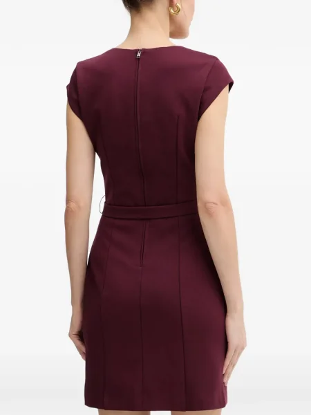 Rochie mini Guess cu decolteu în V violet