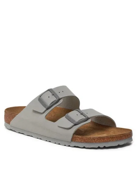 Olcsóbban. Papucs BIRKENSTOCK Arizona BF Narrow stone coin. Méret: 37 EU szürke
