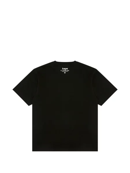 Tricou grafic Aape By A Bathing Ape cu imagine negru