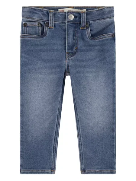 Jeansy straight leg dziecięce Levi's niebieskie