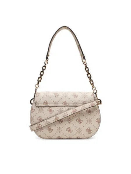 Táska Guess Emelie Logo Ekru