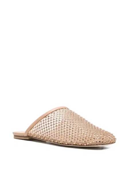 Papuci tip mules Stuart Weitzman cu tepi