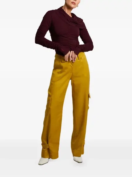 Pantaloni cargo Liz Skorsis verde