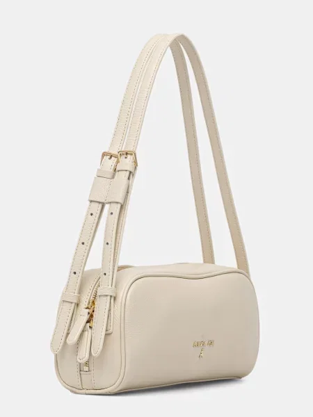 Кожаная сумка-багет Patrizia Pepe