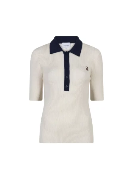 Koszulka Dante 6 prążkowana beżowa