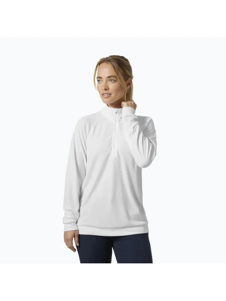 Hanorac de navigație pentru femei Helly Hansen Inshore Zip white alb