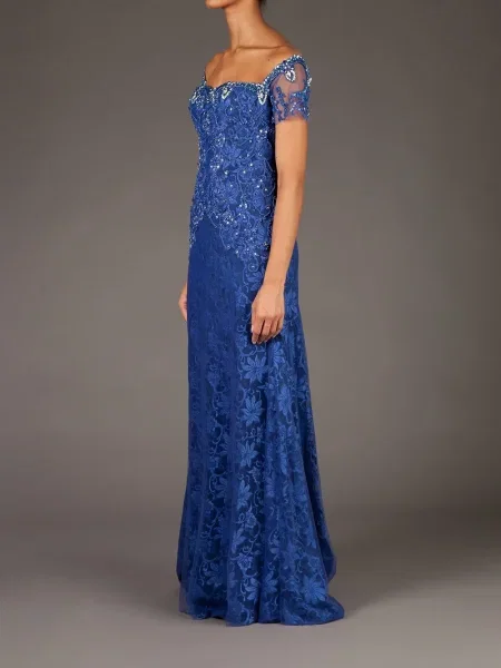 Rochie Georges Mak de costum albastru