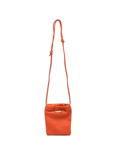 Geanta crossbody Caterina Lucchi din piele portocaliu
