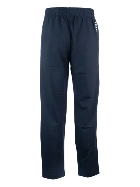 Pantaloni Ea7 Emporio Armani alergare albastru