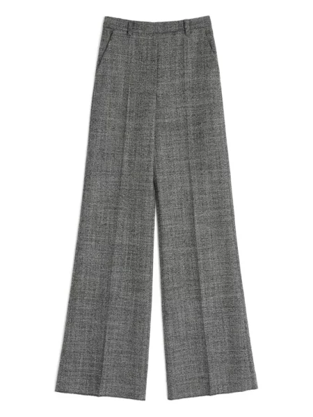 Pantaloni Valentino Garavani de lână gri