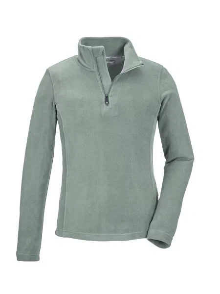 Bluza dziewczęca Killtec KSW GRLS FLC SHRT zielona