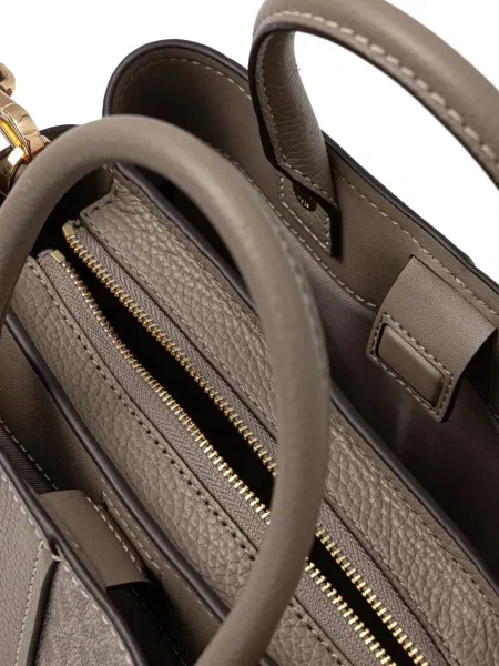Portofel Michael Michael Kors cu volane plisat de lână negru