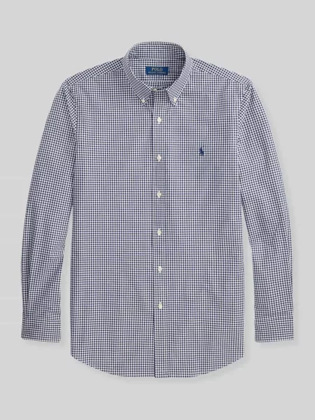 Koszula casualowa o kroju regular fit z czystej bawełny Polo Ralph Lauren niebieska