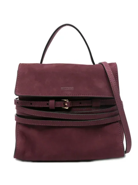 Geantă Moschino cu cataramă roșu