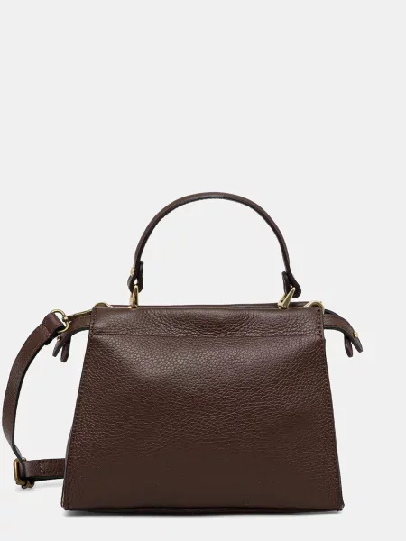 Geanta de piele Answear.lab din piele maro