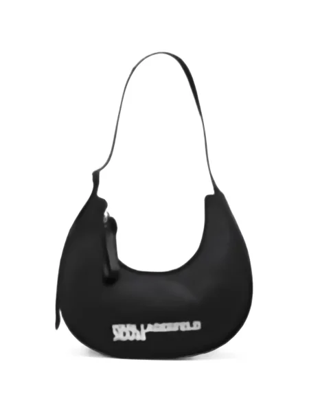 Geantă shopper Karl Lagerfeld Jeans cu imagine negru