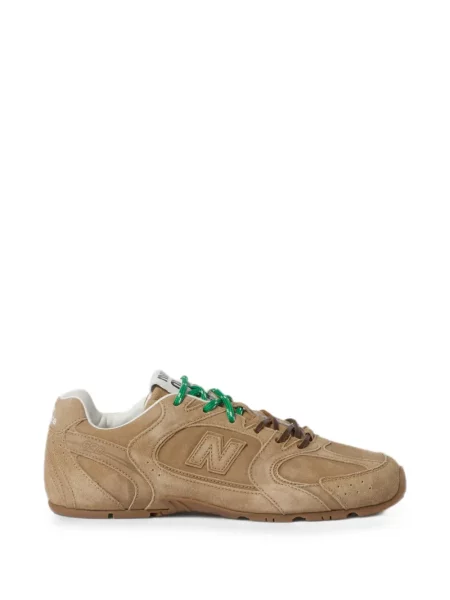 Sneakerși Miu Miu din piele de căprioară