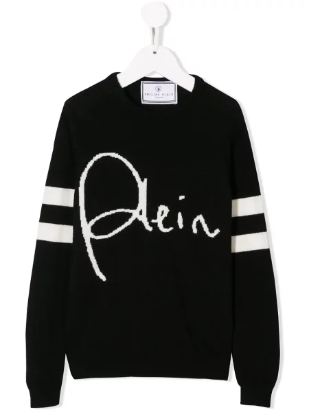 Sweter dziecięcy Philipp Plein czarny