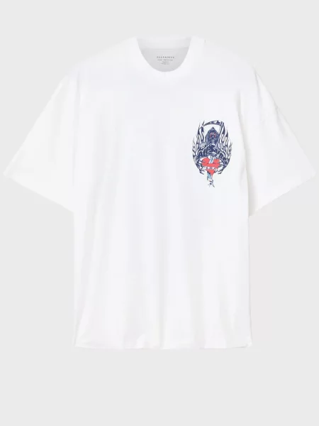 Футболка Allsaints біла