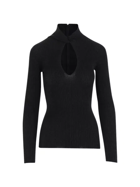 Lung tricou Valentino Garavani negru