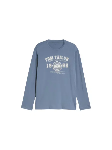 TOM TAILOR Tricou safir alb