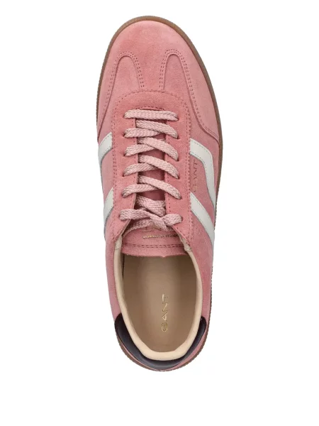 Sneakerși Gant din piele de căprioară roz