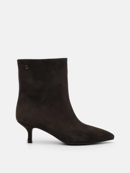 Замшеві Ботильйони Blizzarini коричневий