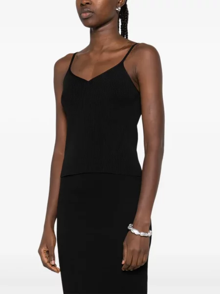 Top Cfcl prążkowany czarny