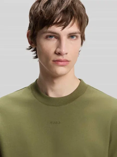 HUGO T-shirt Dapolino zielona