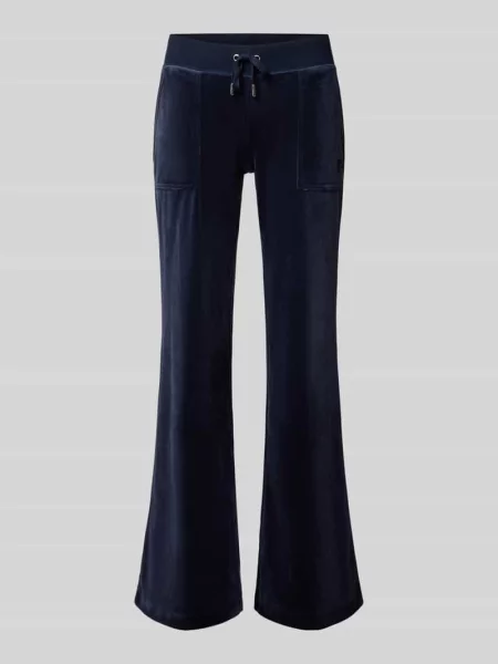 Spodnie dresowe z tunelem model LAYLA' Juicy Couture granatowe