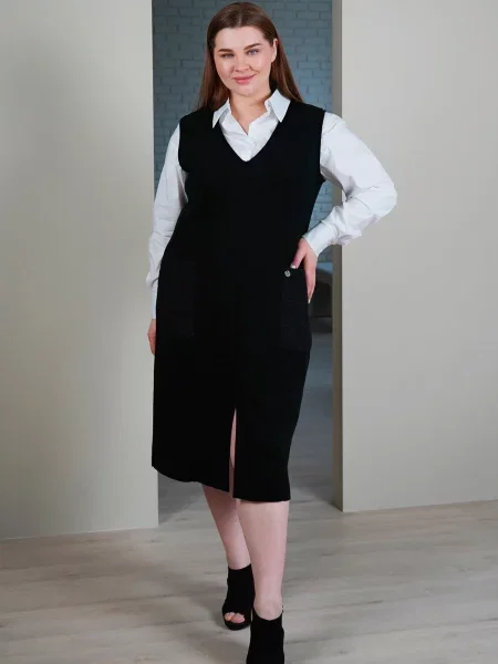 Сарафан Nita вовна/акрил чорний