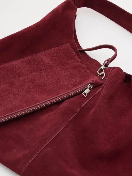 Замшева сумка шопер Reserved