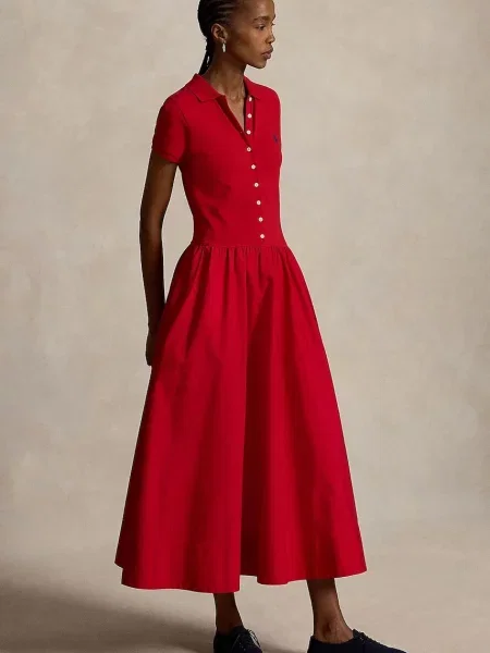 Polo Ralph Lauren rochie evazată din cu