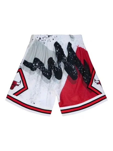 Pantaloni scurți Mitchell & Ness alb