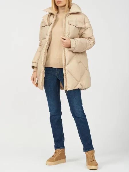 Пуховик Herno бежевий
