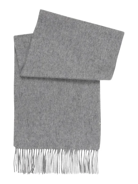 DAN FOX APPAREL Šál Finnley melírovaná sivá