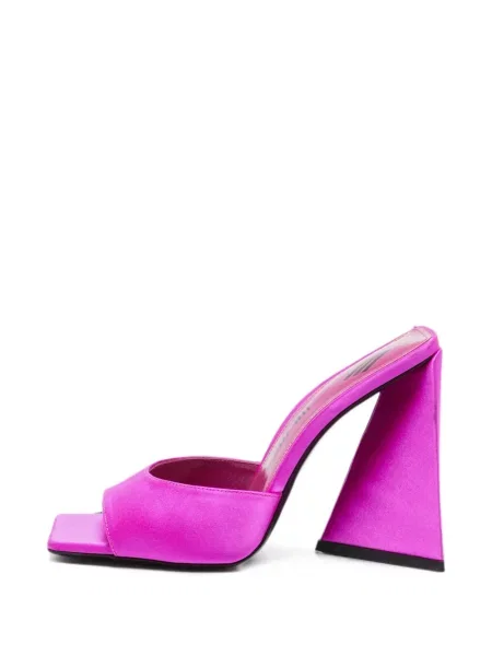 Sandale The Attico din satin roz