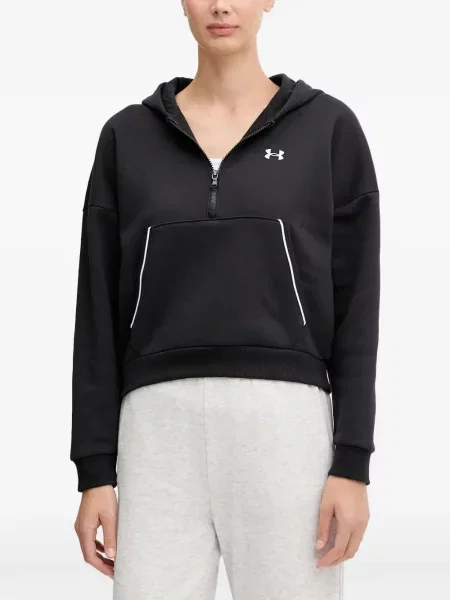 Hanorac cu glugă Under Armour cu autograf negru